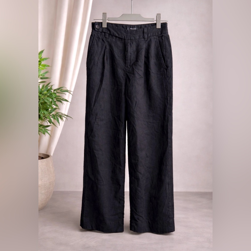 Madewell Black Wide Leg Pants